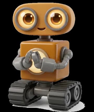 Ramanujam's mascot robot, greeting with folded hands