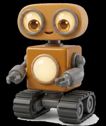 Ramanujam's mascot robot, busy at work